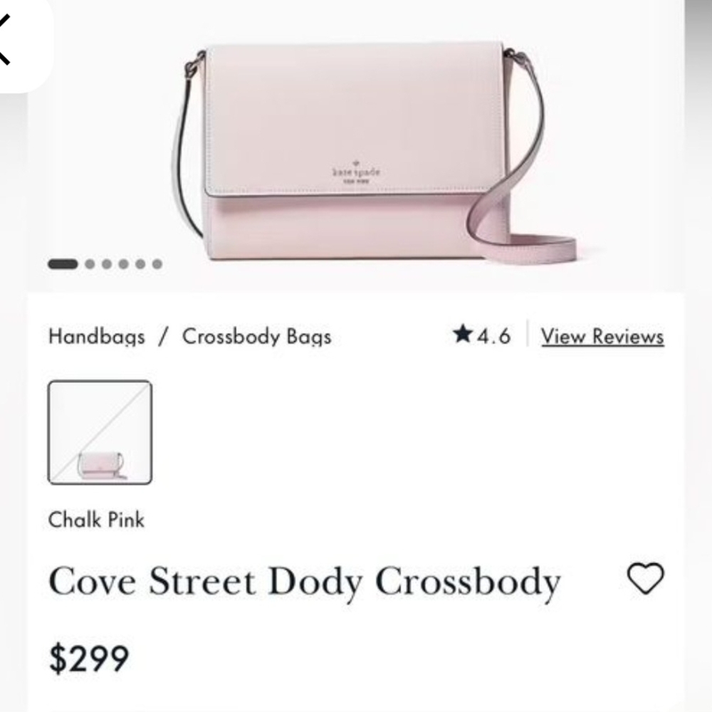Kate Spade Chalk Pink Crossbody Bag